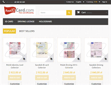 Tablet Screenshot of fastidcard.com